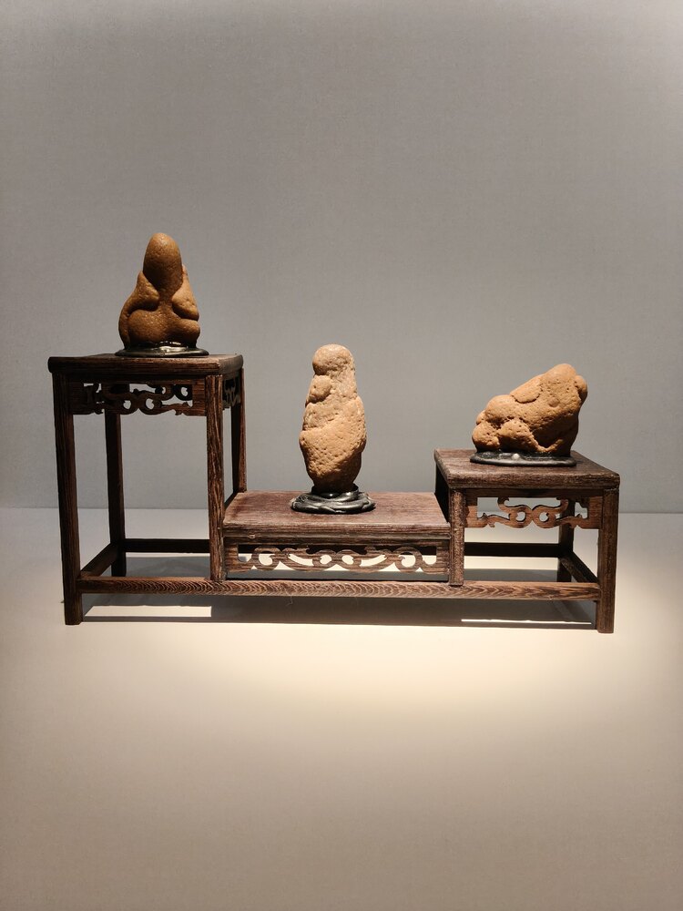 茶席精品景观雅石
