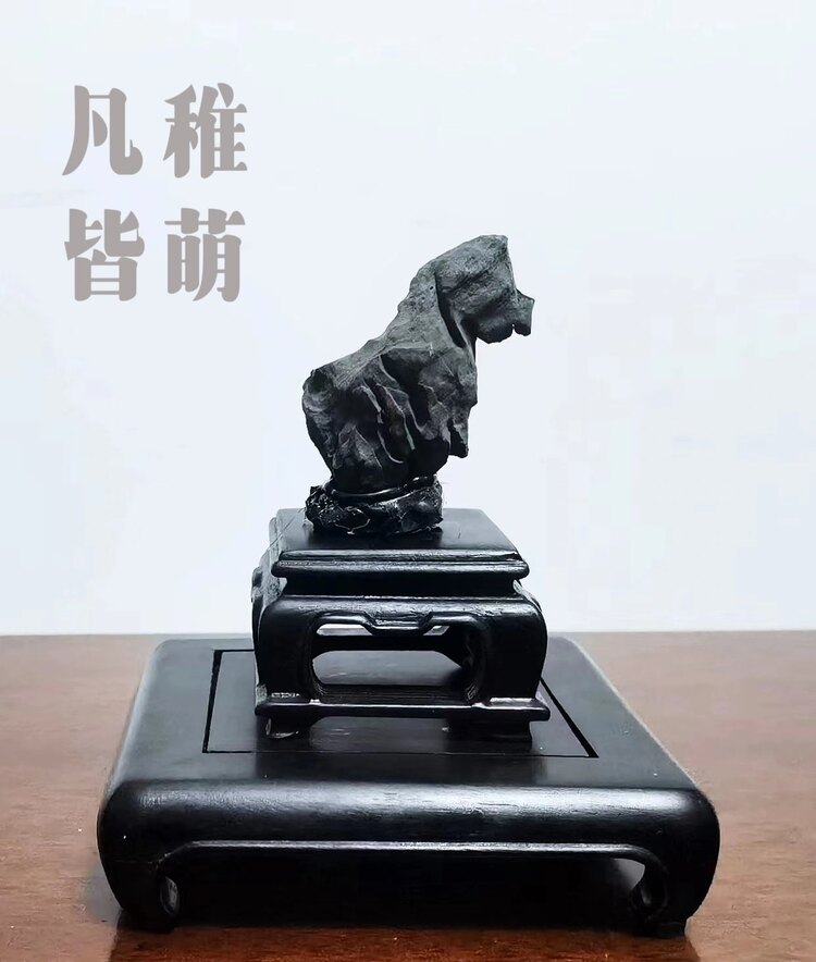 象形萌兽天然奇石