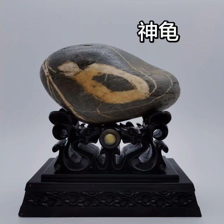 商务礼赠动物画面奇石摆件