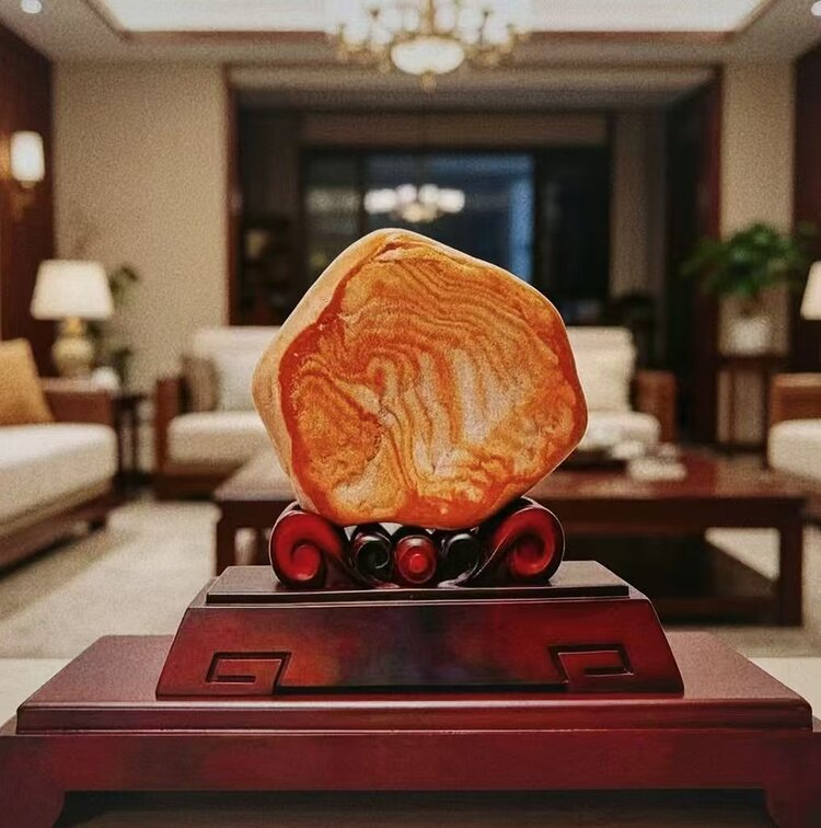客厅观赏石奇石摆件